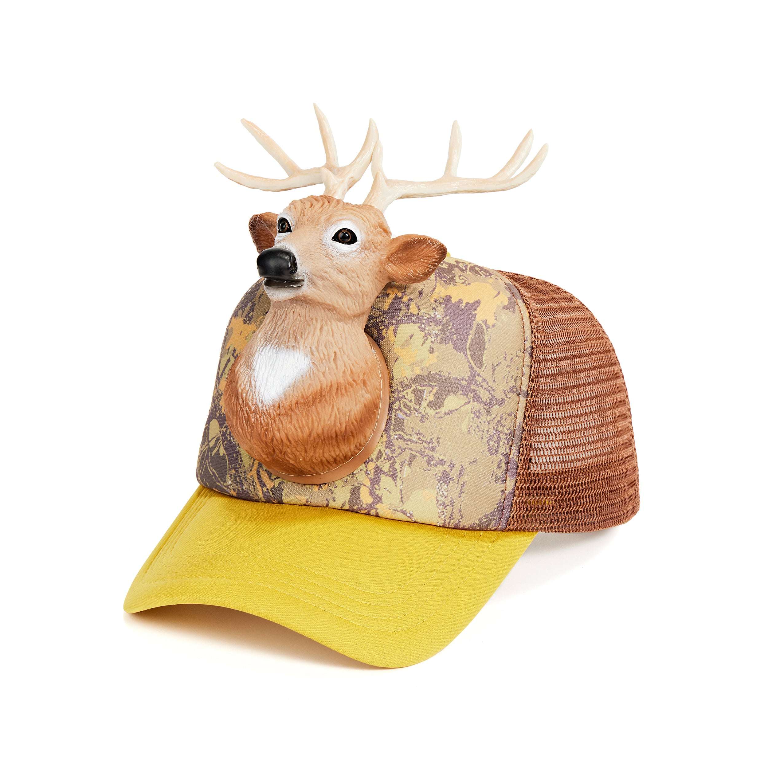 Deer Trucker Hat | Unisex Adjustable Mesh Back Cap | Oooh  display picture 1
