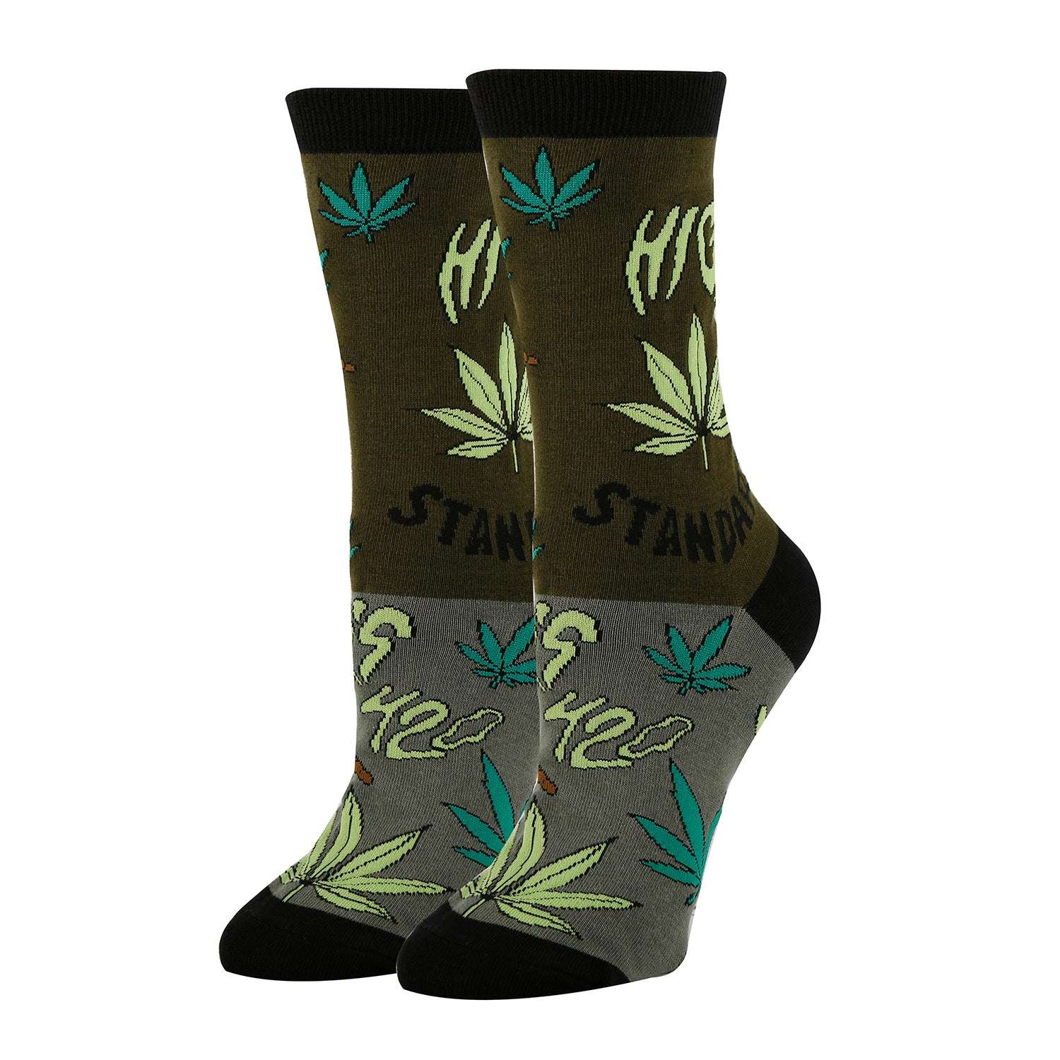 weed dress socks High Standards Socks