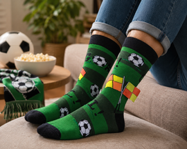 Goal! - Women's 3D Pop Crew Socks - 0
