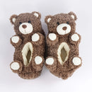 Pantuflas peludas con abrazo de oso-8