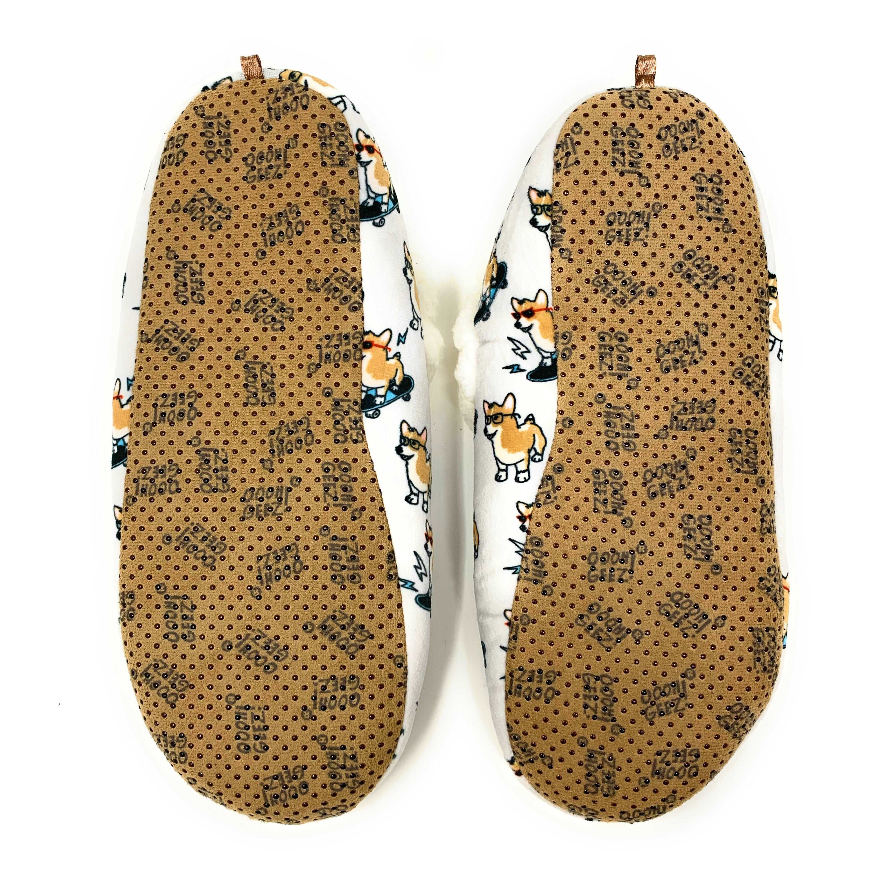 Dog Slippers | Husky & Corgi Slippers Slippers | Oooh Yeah! Socks