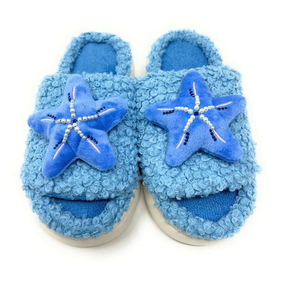 Chanclas sin cordones con forma de estrella de mar
