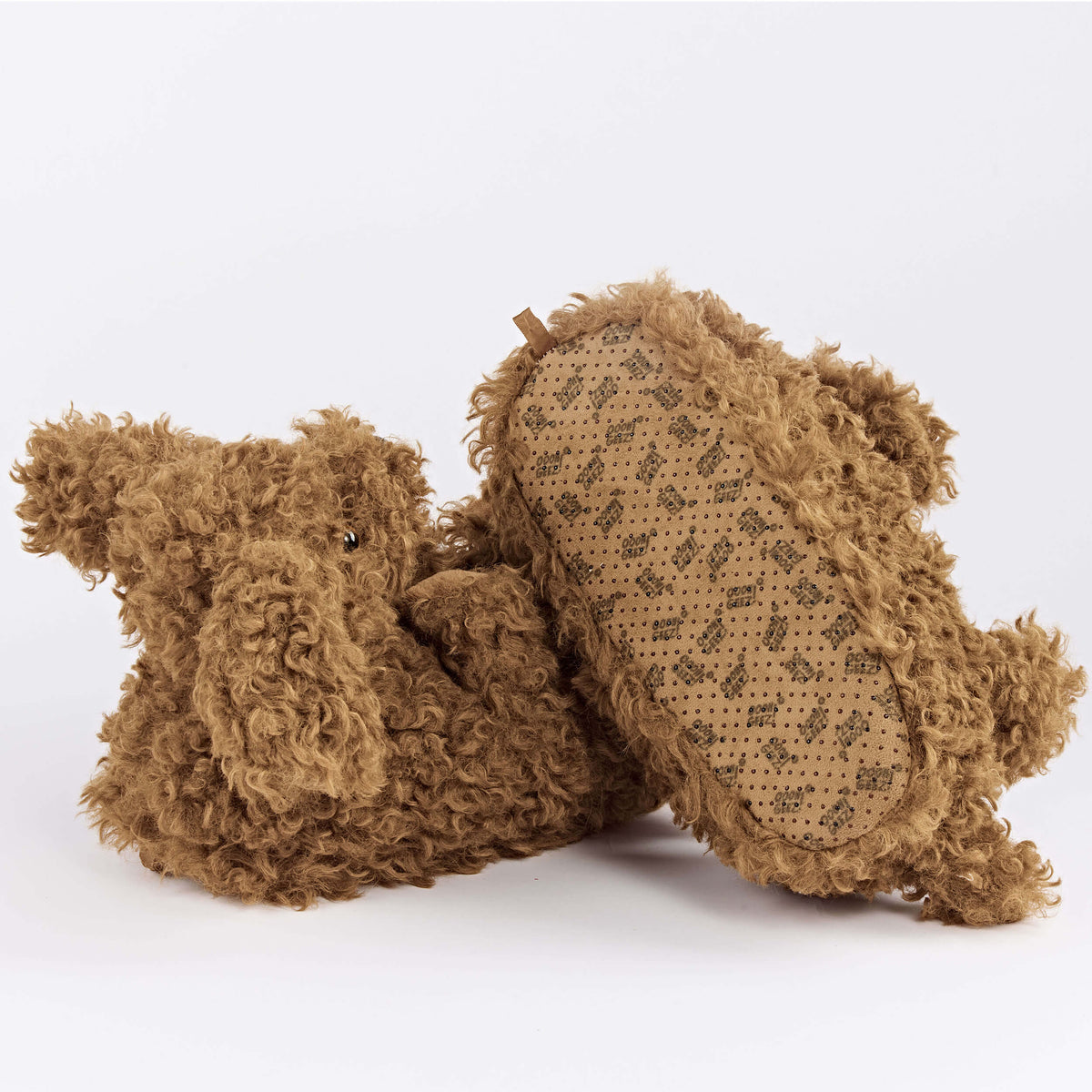 Coco the Doodle | Fuzzy Non-Slip Slippers for Women | Oooh Yeah! Socks