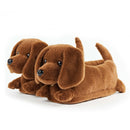 Birdie the Dachshund Kids Slippers-1