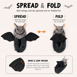 Dusk the Bat Slippers