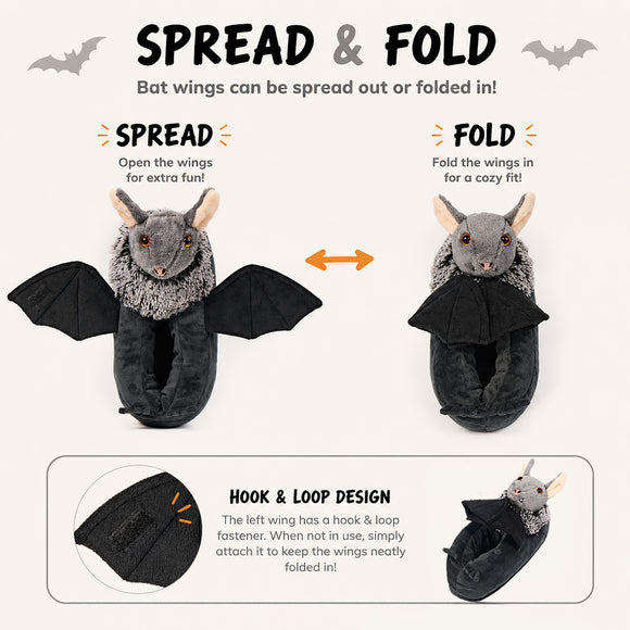 Dusk the Bat Kids Slippers