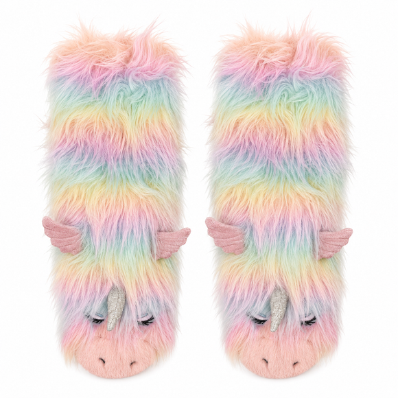Funky Unicorn Slipper Socks