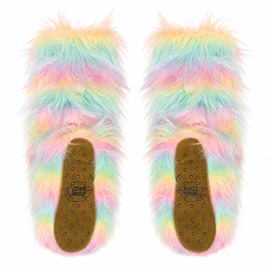 Calcetines con pantuflas de unicornio funky - 0