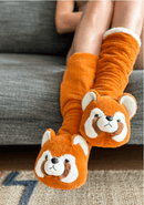 Red Panda Slipper Socks-2