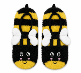 Bee Bee Fuzzy Socks