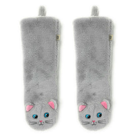 Here Kitty Kitty Plush Slipper Socks for Women