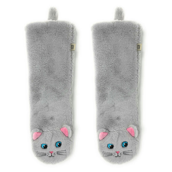 Here Kitty Kitty Plush Slipper Socks for Women