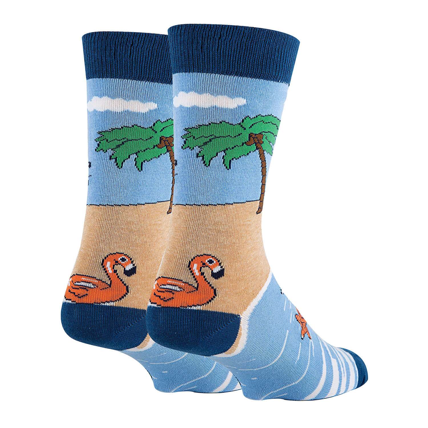 Hola Beaches Socks | Novelty Crew Socks For Mens | Oooh Yeah! Socks
