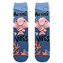 Morning Blob Vibes Socks | Funny Crew Socks for Men