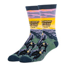 The Great Smoky Mts Socks | Funny Crew Socks for Men