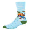 Buffalo Views Socks| Funny Crew Socks for Men