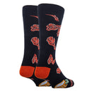 Buffalo Wings Socks| Funny Crew Socks for Men