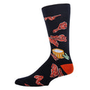 Buffalo Wings Socks| Funny Crew Socks for Men
