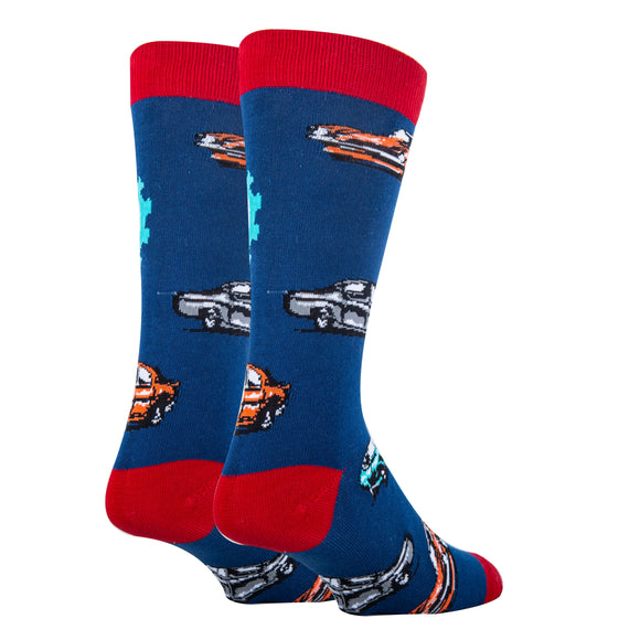 Motor City Socks| Funny Crew Socks for Men