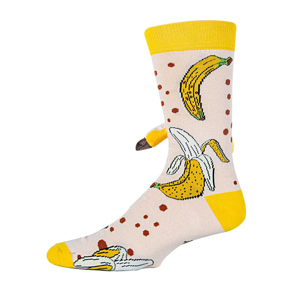 Banana Nana - Men's 3D Pop Crew Socks
