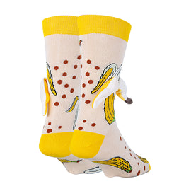 Banana Nana - Men's 3D Pop Crew Socks - 0