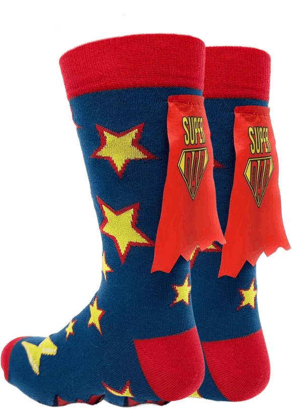 Super Dad - Men's 3D Pop Crew Socks