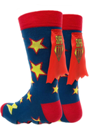 Super Dad - Men's 3D Pop Crew Socks-4
