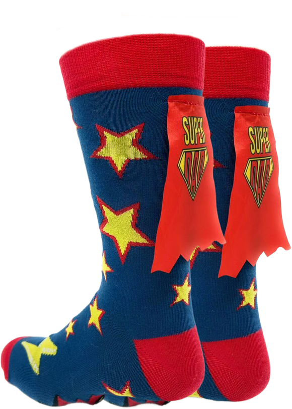 Super Dad - Men's 3D Pop Crew Socks