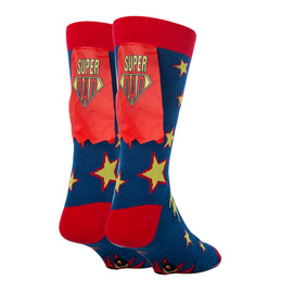 Super Dad - Men's 3D Pop Crew Socks - 0