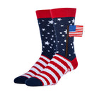 Liberty and Happiness - Men's 3D Pop Crew Socks-1