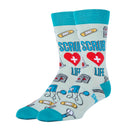 Scrub Life - Men's Crew Socks-1