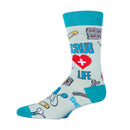 Scrub Life - Men's Crew Socks-3