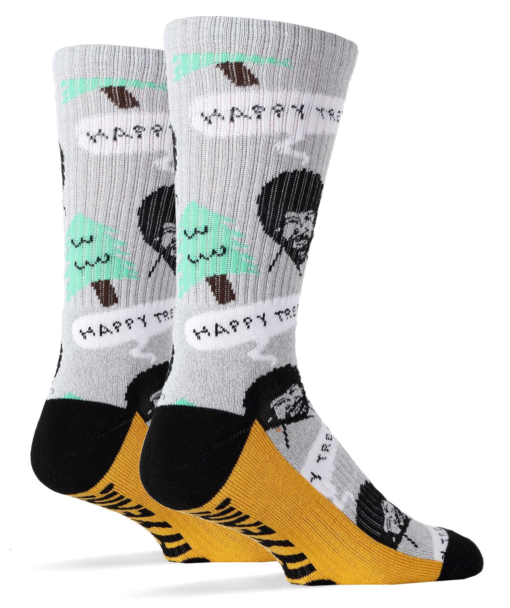 Bob Ross Happy Tree Men's Crew Socks