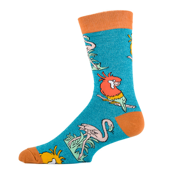 Tropical Birdy Socks