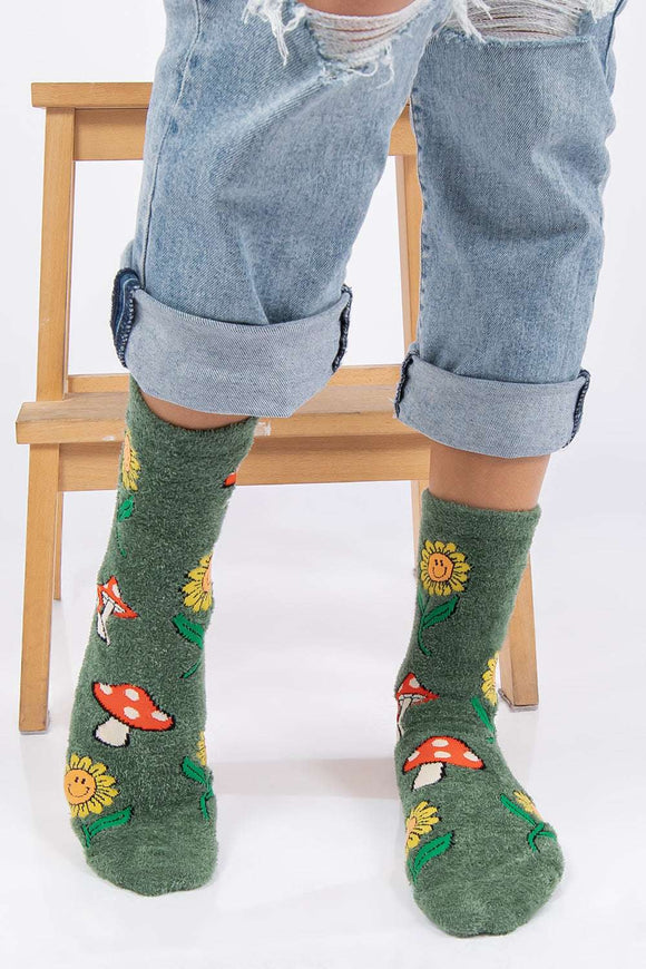Mushroom Fields Socks