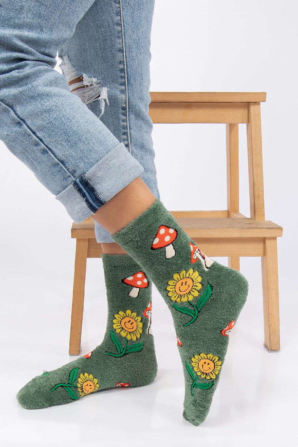Mushroom Fields Socks
