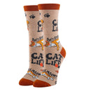 Cat Life women's socks