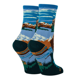 Grand Teton Bison Socks