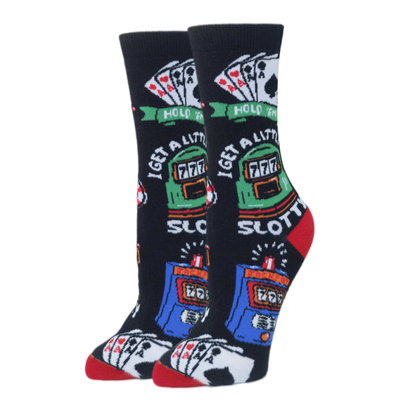 Get Slotty-Womens Crew Socks 