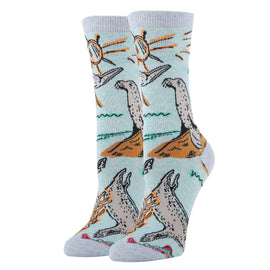 Harbor Seal Socks | Funny Crew Socks for Women