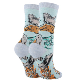 Harbor Seal - Women's Crew Socks - 0