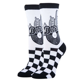 D-TOWN Socks| Funny Crew Socks for Women