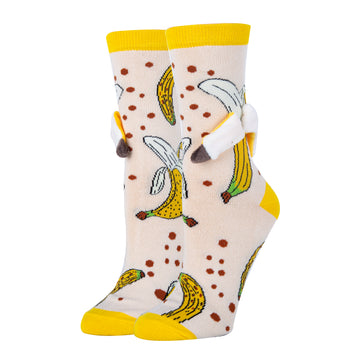 Banana Nana - Women's 3D Pop Crew Socks