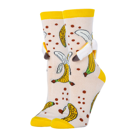 Banana Nana - Women's 3D Pop Crew Socks