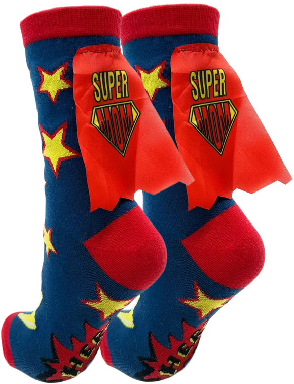 Super Mom - Women's 3D Pop Crew Socks