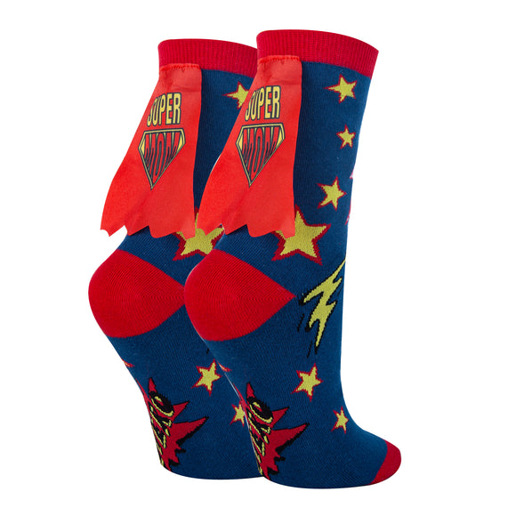 Super Mom - Women's 3D Pop Crew Socks