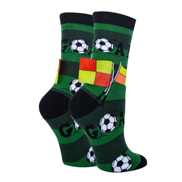 Goal! - Women's 3D Pop Crew Socks - 0
