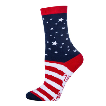 Liberty and Happiness - Women's 3D Pop Crew Socks