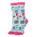 Scrub Life - Women's Crew Socks-1