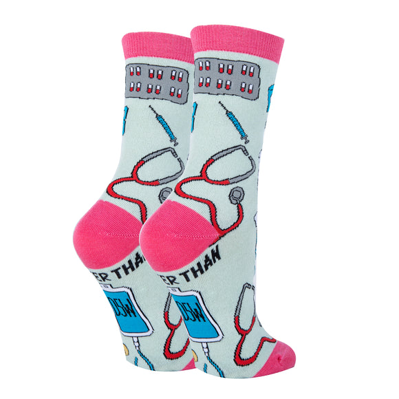 Scrub Life - Women's Crew Socks